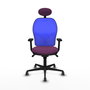 PIQUERAS Y CRESPO Silla de oficina Jorquera con mecanismo Sincro, Morado y Azul