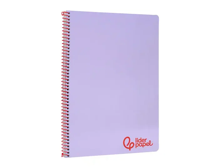 Liderpapel Cuaderno espiral A4 Wonder violeta 80 hojas cuadro 4mm con margen Liderpapel Cuaderno espiral A4 Wonder violeta 80 hojas cuadro 4mm con margen