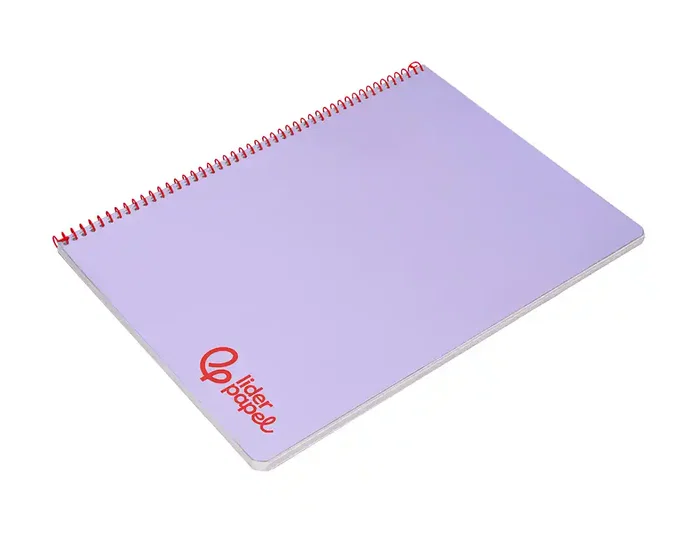 Liderpapel Cuaderno espiral A4 Wonder violeta 80 hojas cuadro 4mm con margen Liderpapel Cuaderno espiral A4 Wonder violeta 80 hojas cuadro 4mm con margen