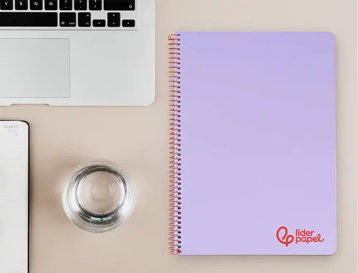 Liderpapel Cuaderno espiral A4 Wonder violeta 80 hojas cuadro 4mm con margen Liderpapel Cuaderno espiral A4 Wonder violeta 80 hojas cuadro 4mm con margen