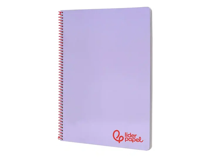 Liderpapel Cuaderno espiral A4 Wonder violeta 80 hojas cuadro 4mm con margen Liderpapel Cuaderno espiral A4 Wonder violeta 80 hojas cuadro 4mm con margen