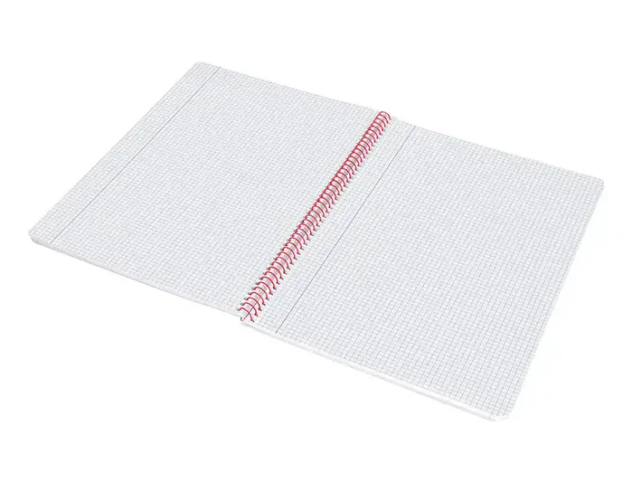 Liderpapel Cuaderno espiral A4 Wonder violeta 80 hojas cuadro 4mm con margen Liderpapel Cuaderno espiral A4 Wonder violeta 80 hojas cuadro 4mm con margen