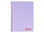 Liderpapel Cuaderno espiral A4 Wonder violeta 80 hojas cuadro 4mm con margen