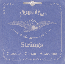 Juego de Cuerdas Aquila para Guitarra Clásica 20C Alabastro Tensión Superior