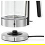 WMF Lono Wasserkocher 0413150011 Hervidor de Agua 1.7 L 3000 W Vidrio y Metal con Indicador de Nivel, Apagado Automático y Base 360°
