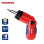 Workpro Destornillador de carraca 7 en 1 con cabeza articulada