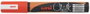 Uni-Ball Marcador de Tiza Líquida Chalk PWE-5M Naranja Flúor (6 unidades)