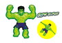Marvel Figura Estirable Glow Surge Hulk 13 cm Brilla en la Oscuridad