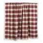 DKD Home Decor Manta de Algodón Roja 140x160 cm