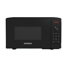Siemens FE023LMB2 - Microondas Solo Encimera iQ300, 20L, 800W, Pantalla LED, Función Recalentar y Descongelar, Negro