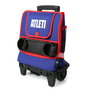 ATLÉTICO DE MADRID Bolsa Porta Alimentos para Carrito con Ruedas, Poliéster 600D, Tamaño 34x27.9x35.1cm
