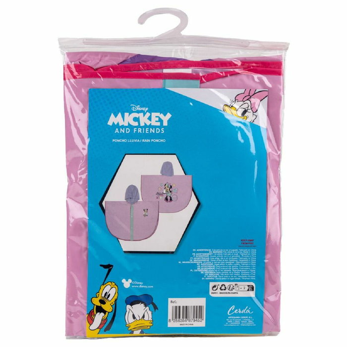 Cerdá Impermeable Poncho Minnie Lilac Talla 5 a 6 años