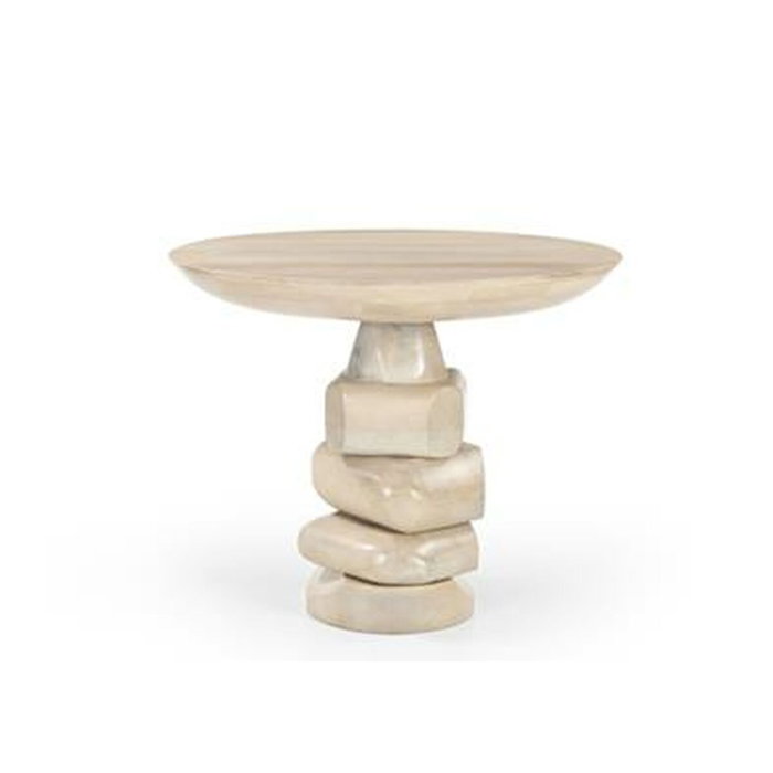 DKD Home Decor Mesa Redonda Comedor Moderno Mango 100 x 76 x 100 cm DKD Home Decor Mesa Redonda Comedor Moderno Mango 100 x 76 x 100 cm