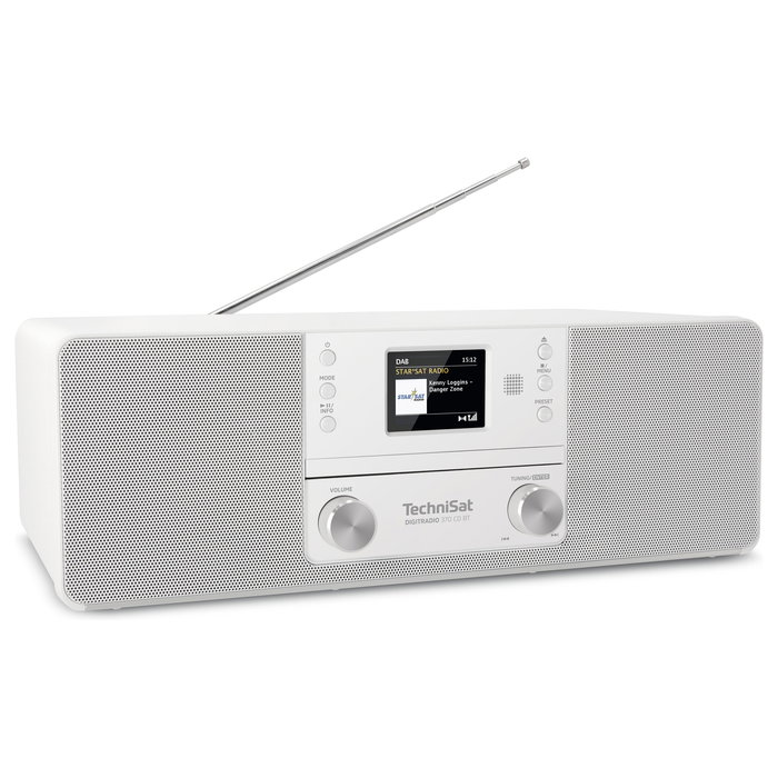 TechniSat DigitRadio 370 CD BT Radio con Bluetooth y CD Blanco