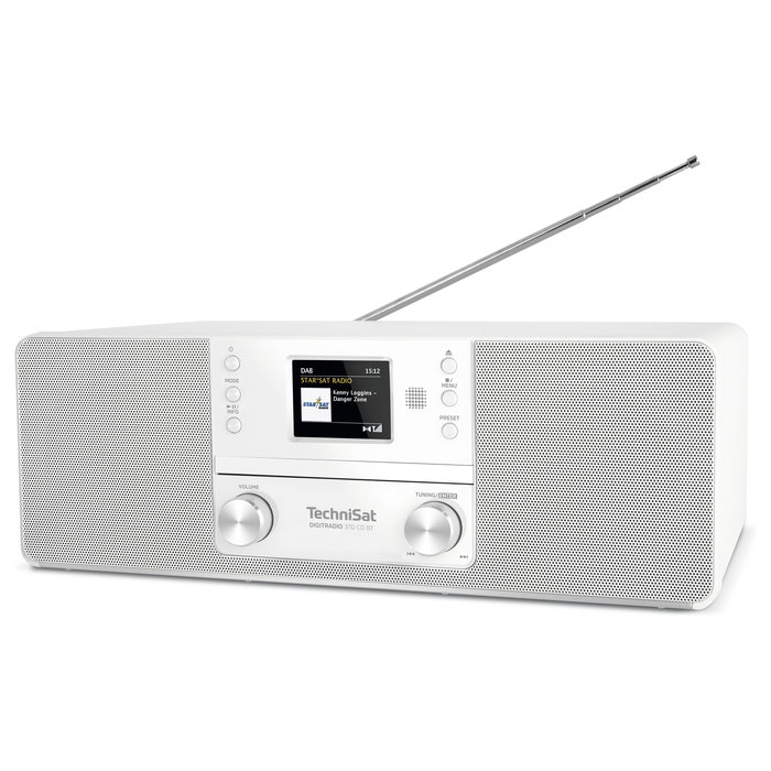 TechniSat DigitRadio 370 CD BT Radio con Bluetooth y CD Blanco
