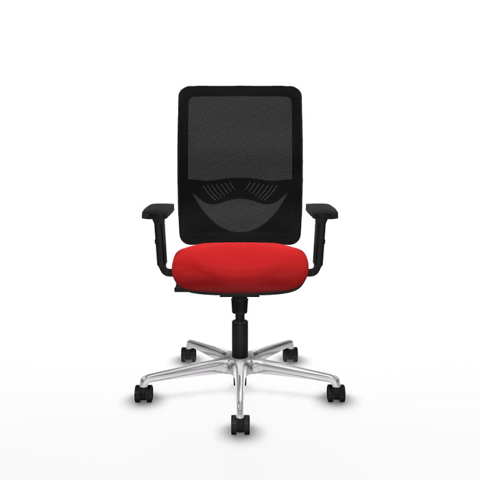 PIQUERAS Y CRESPO Silla de oficina Zulema con mecanismo Sincro, Rojo y Negro PIQUERAS Y CRESPO Silla de oficina Zulema con mecanismo Sincro, Rojo y Negro
