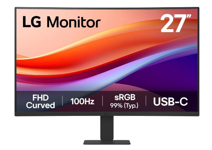 LG 27U421A-B Monitor Curvo 27 pulg. Full HD 100 Hz Negro LG 27U421A-B Monitor Curvo 27 pulg. Full HD 100 Hz Negro