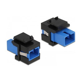 DeLOCK Módulo Keystone SC Símplex hembra a SC Símplex hembra azul/negro