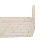 S/2 Bandeja Blanco Fibra Natural 45 X 34 X 13 cm