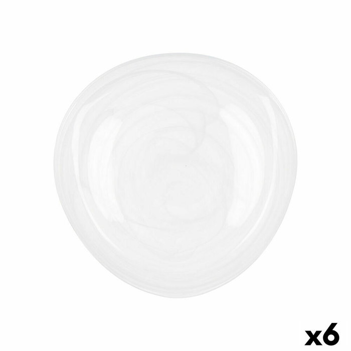 Quid Plato de Presentación Vidrio Boreal 30 cm Blanco (6 Unidades) lifespan