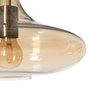 Ixia Lámpara de Techo Caramelo Metal-Cristal