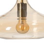 Ixia Lámpara de Techo Caramelo Metal-Cristal
