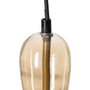 Ixia Lámpara de Techo Caramelo Metal-Cristal