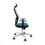 PIQUERAS Y CRESPO Silla de oficina Jorquera Azul y Blanco