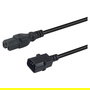 EQUIP 112171 Cable de Corriente C14 a C15, 3m, Negro