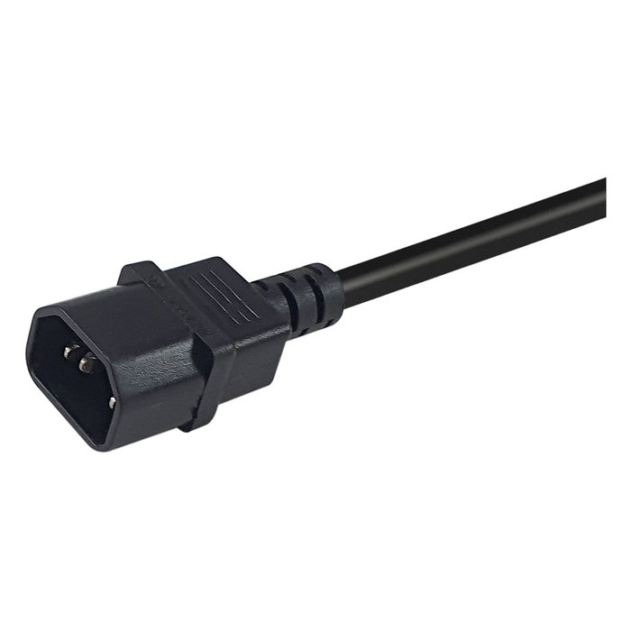 EQUIP 112171 Cable de Corriente C14 a C15, 3m, Negro