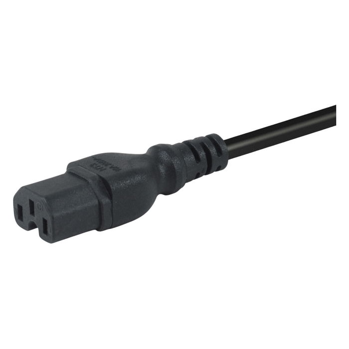 EQUIP 112171 Cable de Corriente C14 a C15, 3m, Negro