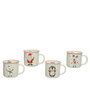 Basics Taza de Porcelana con Motivos Navideños