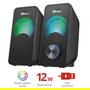 Trust Altavoces Arys RGB 2.0 12W RMS 23120