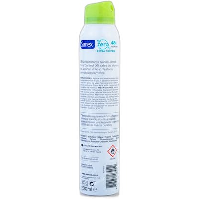 Sanex ZERO% EXTRA-CONTROL Desodorante Spray 200 ml