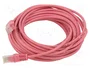 GOOBAY Patch cord Cat 5e U/UTP 10m Rosa