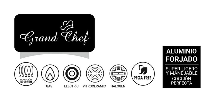 Quttin Sartén Grandchef 24 cm (6 Unidades)