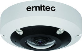 Ernitec Saturn PX360-V2 Cámara Ojo de Pez 12MP Lente 1.65mm IR 5m PoE IP66 IK10 NDAA