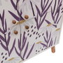 Hanah Home Armario Multiusos Multilux Daisy Blanco y Azul Oscuro 95x111x36cm