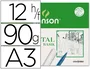 Canson Minipack de Papel Vegetal 90g Tamaño A3 de 12 Hojas