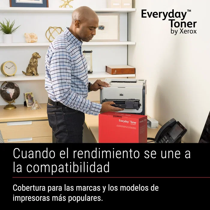 Xerox 006R04301 / MLT-D205L Cartucho de Tóner Negro Remanufacturado Everyday - Compatible con Samsung ML-3300, ML-3310D, SCX-4833FD, 5000 Páginas, Ahorro 50%