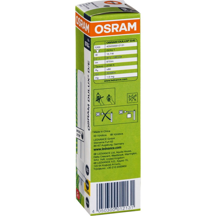 Osram DULUX D/E 13W/827 G24Q-1 FS1
