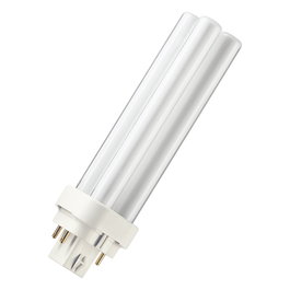 OSRAM DULUX D/E Energiesparlampe 13W/827 G24Q-1 FS1 - Lámpara de bajo consumo de 13W, 900 lúmenes, fluorescente compacta