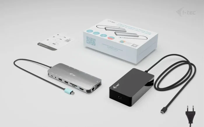I-tec usb-c metal nano 3x display docking station 2x hdmi 1x usb-c video lan audio czytnik kart power delivery 140w + charger 14 I-tec usb-c metal nano 3x display docking station 2x hdmi 1x usb-c video lan audio czytnik kart power delivery 140w + charger 14