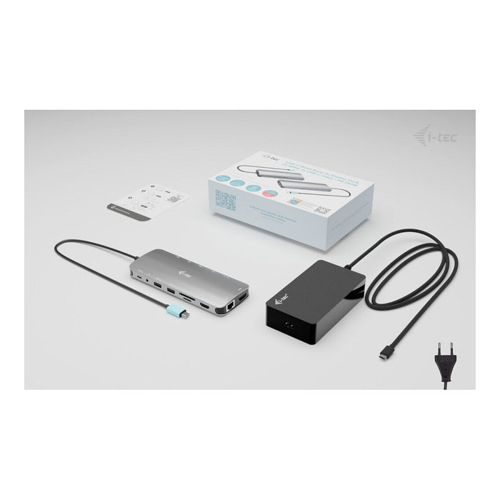 I-Tec Metal Nano USB-C 3x Display Docking Station con 140W PD