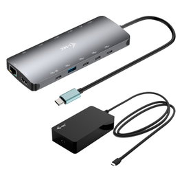 I-Tec Metal Nano USB-C 3x Display Docking Station con 140W PD