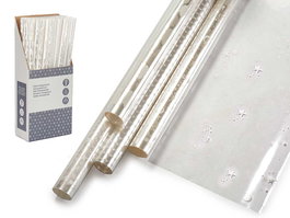 Arte Regal Rollo Bioflor Plástico Polipropileno Blanco 70 x 150 cm Estampado Surtidos (Set de 75)