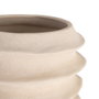 Macetero Crema Cerámica Decoración 36 X 36 X 52 cm