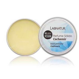 LABNATUR BIO Perfume Sólido Cachemir Vegano sin Plásticos 15 ml, Aroma Duradero y Acogedor para Todo Tipo de Piel, Uso Fácil y Transportable