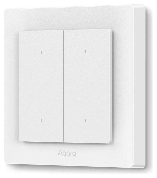 Aqara Light Switch H2 (4 Botones, 2 Canales) EU, Gris/Blanco Aqara Light Switch H2 (4 Botones, 2 Canales) EU, Gris/Blanco