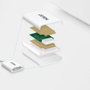 ATEN VC965 Adaptador DisplayPort a DVI-I Blanco